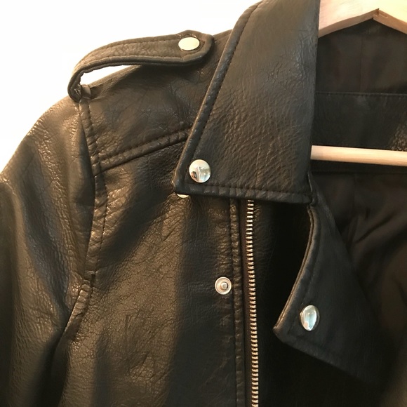 Vegan Leather Jacket - Picture 2 of 5